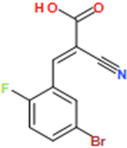 (E)-3-(5-Bromo-2-fluorophenyl)-2-cyanoacrylic acid